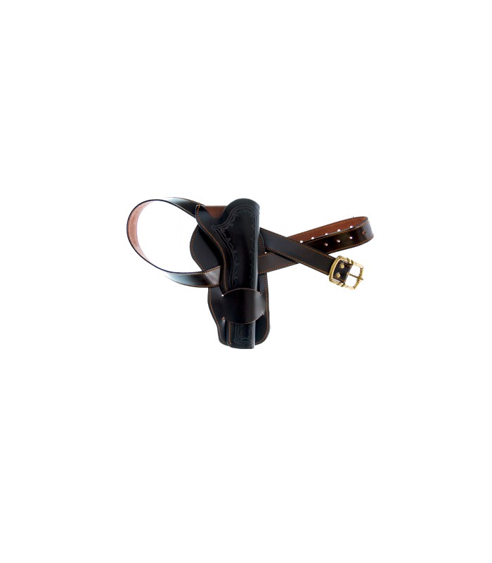 Cartuchera de cuero para revólver