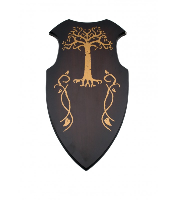 Soporte para espadas con decorado