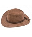 Sombrero vaquero en piel vuelta marrón