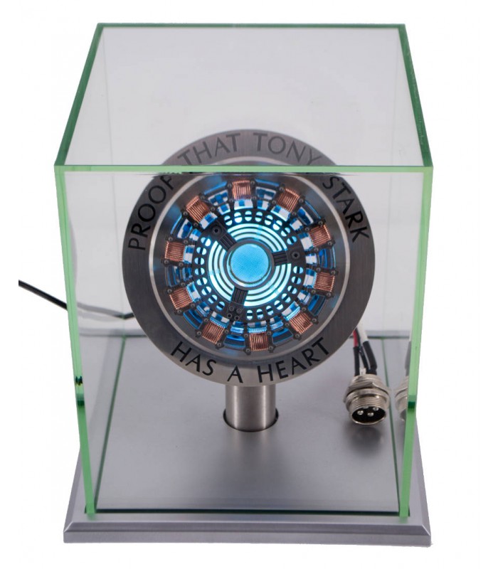 Réplica del corazón de Tony Stark iluminado en Cuernavilla.com al mejor precio
