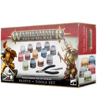 Set de pinturas y herramientas- Warhammer Age of Sigmar