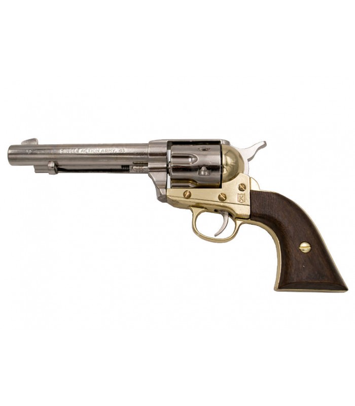 Réplica revólver Colt Single Action Army acabado en nickel de Kolser en Cuernavilla.com