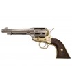 Réplica de un revólver Colt Single Action Army Peacemaker en acabado níckel