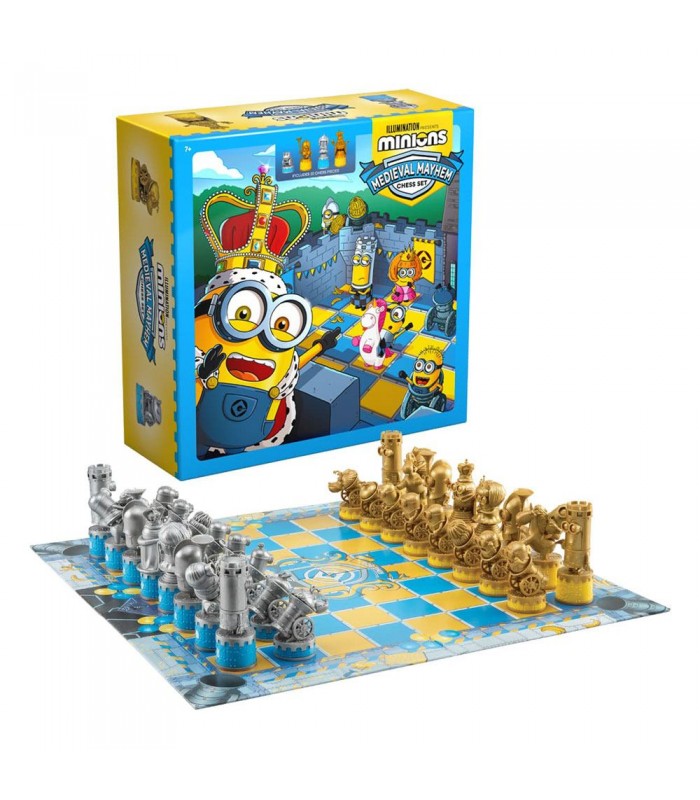 Los juegos de ajedrez más divertidos i frikis en Cuernavilla.com Ajedrez Minions El caos medieval al mejor precio