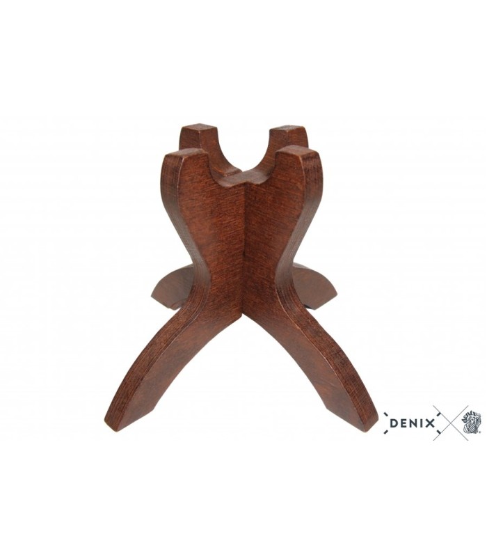 Soporte expositor de madera para armas de 11 cm