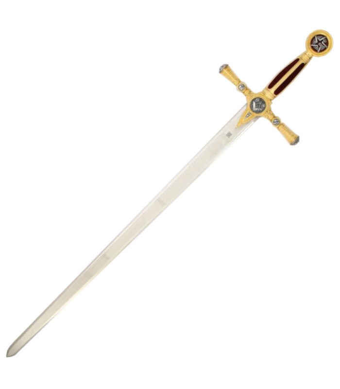 Espada masónica con acabado dorado en Cuernavilla.com al mejor precio