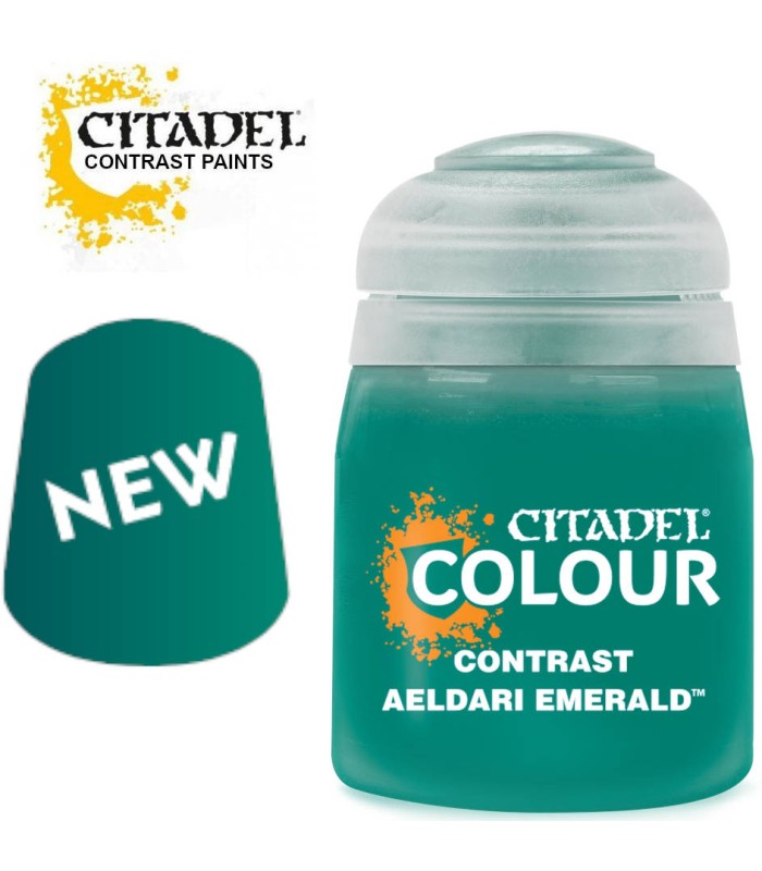 Toda la nueva gama de pinturas contrast en Cuernavilla.com Aeldari Emerald al mejor precio