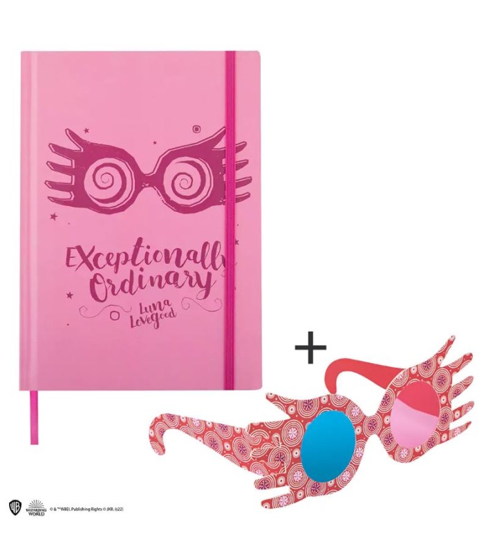 Las libretas más frikis de Harry Potter en Cuernavilla.com Libreta A5 con gafas de Luna Lovegood al mejor precio