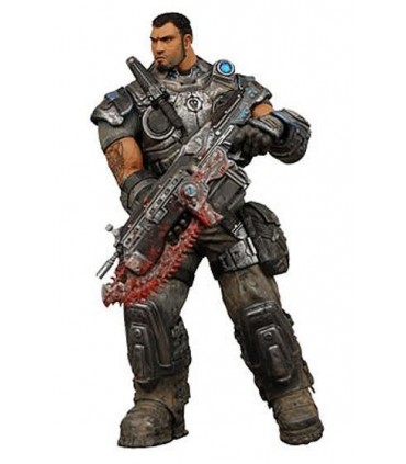 Figura Dom Santiago Gears of War Escuadrón Delta 18cms