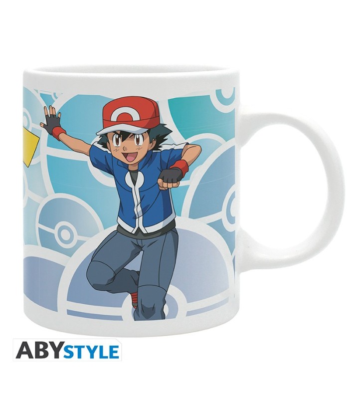 Las tazas más frikis en Cuernavilla.com Taza Ash y Pikachu - Te elijo a tí - Pokémon al mejor precio