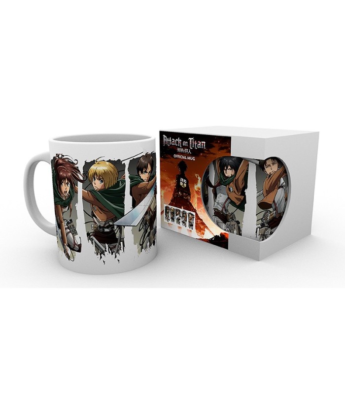 Las tazas más frikis de tus series de anime favoritas en Cuernavilla.com Taza Personajes - Ataque a los Titanes al mejor precio