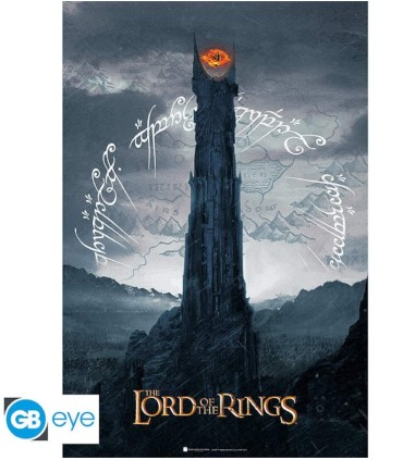 Póster La Torre de Sauron - El Señor de Los Anillos