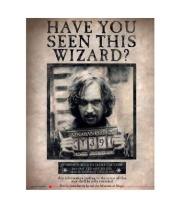 Póster de vidrio templado Sirius Black - Harry Potter