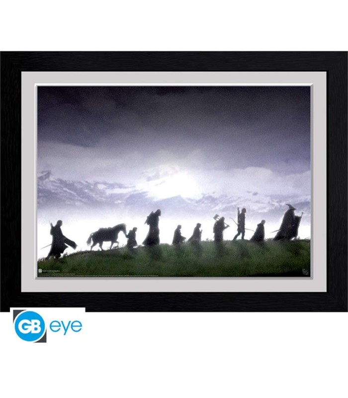 Las cositas más frikis del Señor de los Anillos en Cuernavilla.com Lámina enmarcada La Comunidad del Anillo al mejor precio