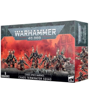 Los especialistas en wargaming  Chaos Terminator Squad - Warhammer 40.000 al mejor precio en Cuernavilla.com