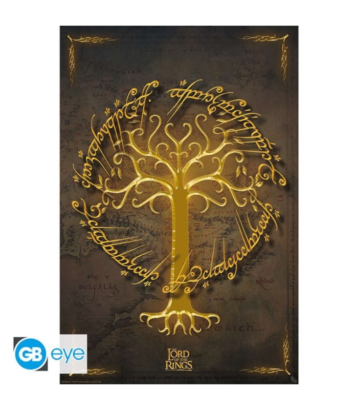 Póster Árbol Blanco de Gondor - El Señor de los Anillos
