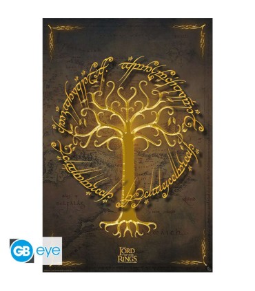 Póster Árbol Blanco de Gondor - El Señor de los Anillos