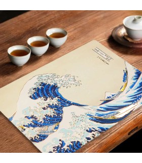 Set de 4 manteles individuales La Gran Ola de Kanagawa