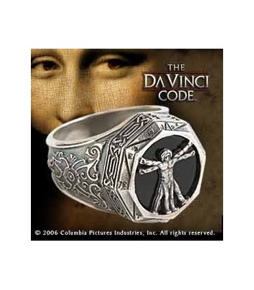 Anillo Hombre de Vitruvio de Leonardo (Joya) El Código Da Vinci