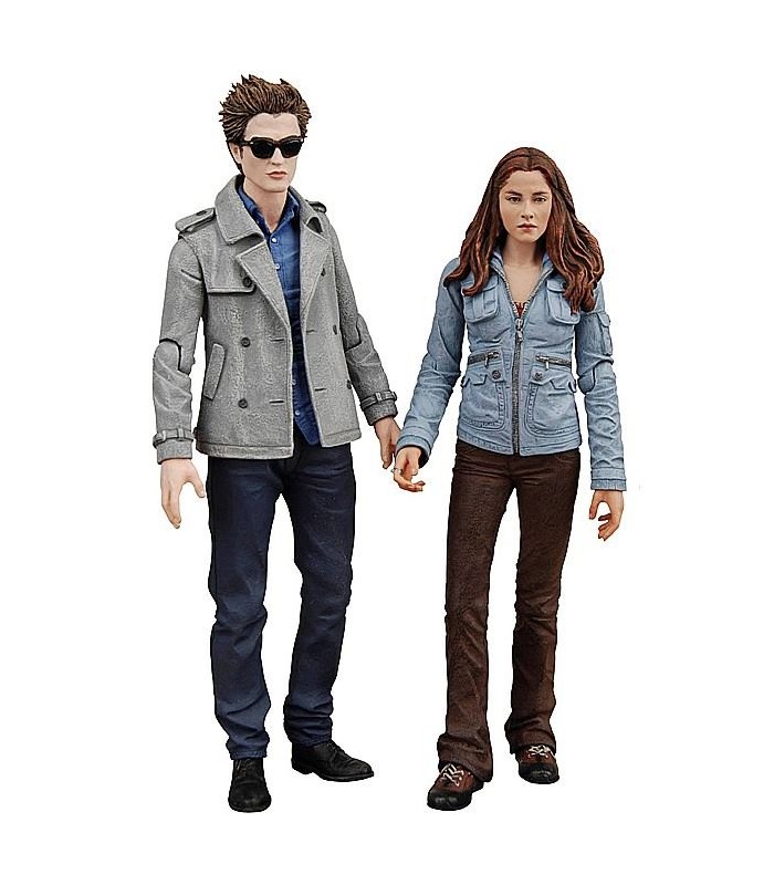 Figuras Edward Cullen Bella Swan Pack 2 Figuras Crepúsculo 18cm