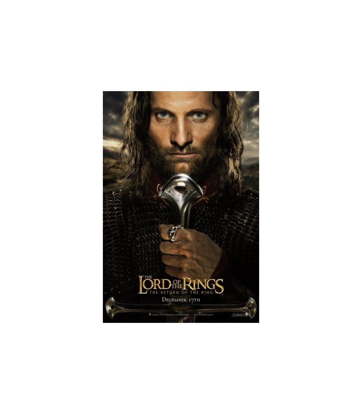 Anillo Aragorn Barahir El Señor de los Anillos NC
