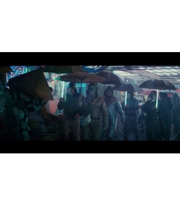 Paraguas LED Iluminado en Azul (Luz Azul) - Blade Runner