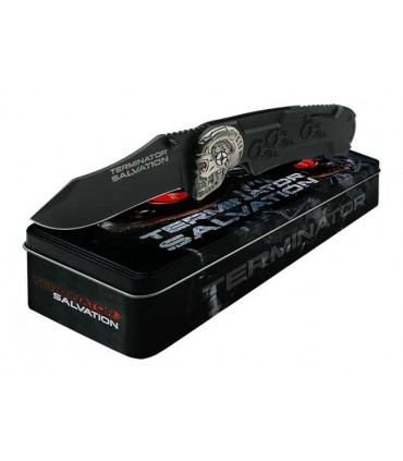 Cuchillo Terminator Salvation 21cms Plegable - Negro