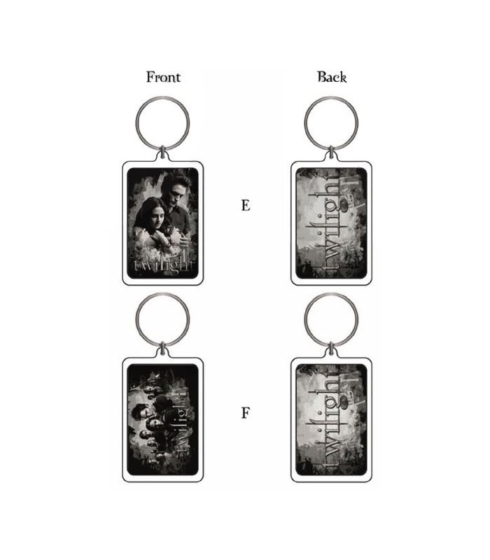 Llaveros Ed y Bella Abrazo Reparto Cullen Twilight (Crepúsculo)
