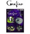 Imanes Coraline Set de 6 Imanes Los Mundos de Coraline