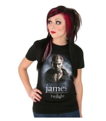 Camiseta James Crepúsculo (Twilight) para Chica, Talla M