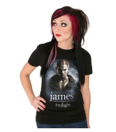 Camiseta James Crepúsculo (Twilight) para Chica, Talla S