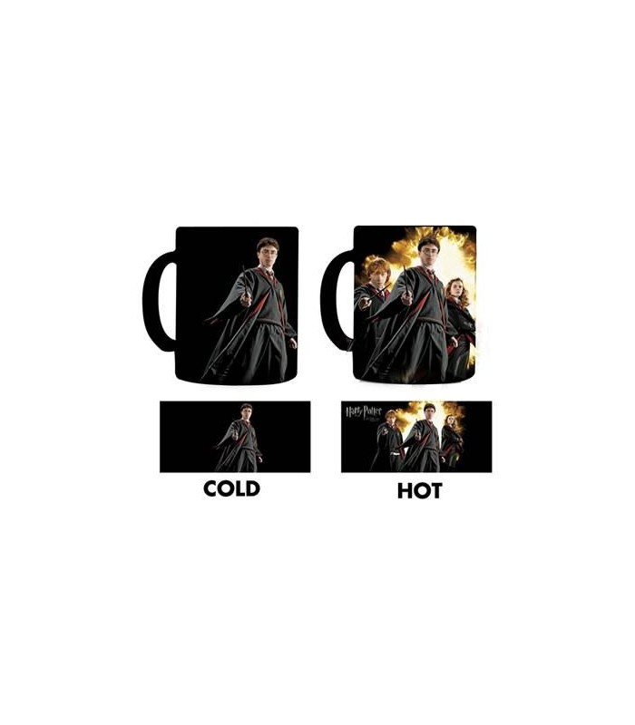 Taza Térmica Thermal Mug Harry Potter, Ron y Hermione
