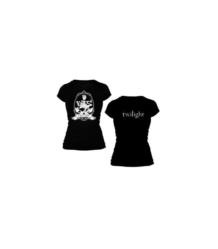 Camiseta "Escudo Cullen" Crepúsculo Twilight para Chica, Talla L