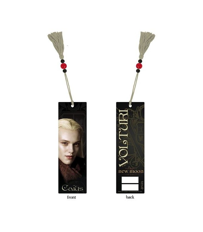 Punto de Libro "Caius" Luna Nueva (New Moon) Crepúsculo Twilight