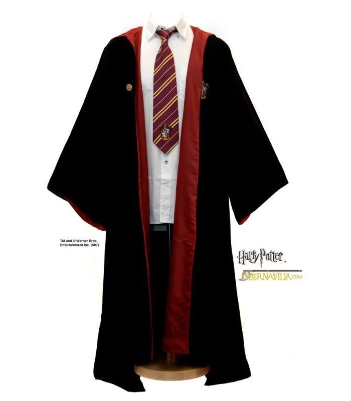 Disfraz Túnica de Harry Potter Vestuario Mago Gryffindor Talla S