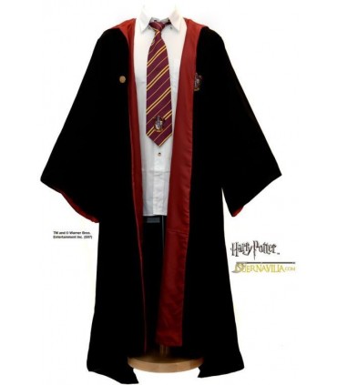 Disfraz Túnica de Harry Potter Vestuario Mago Gryffindor Talla S