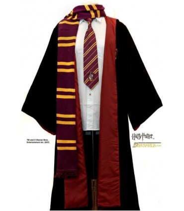 Disfraz Túnica de Harry Potter Vestuario Mago Gryffindor Talla S