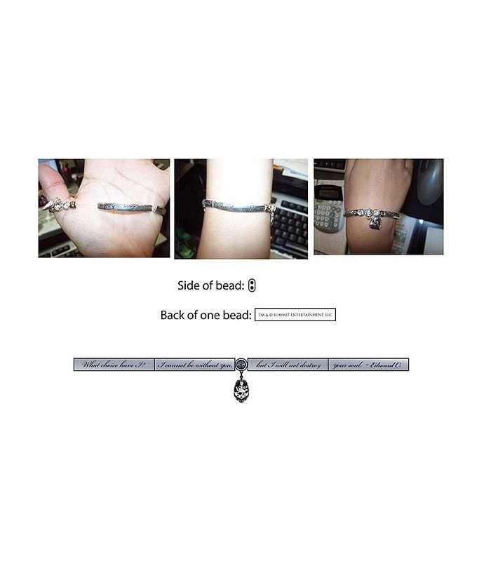 Pulsera Brazalete "Edward" Luna Nueva (New Moon) Crepúsculo