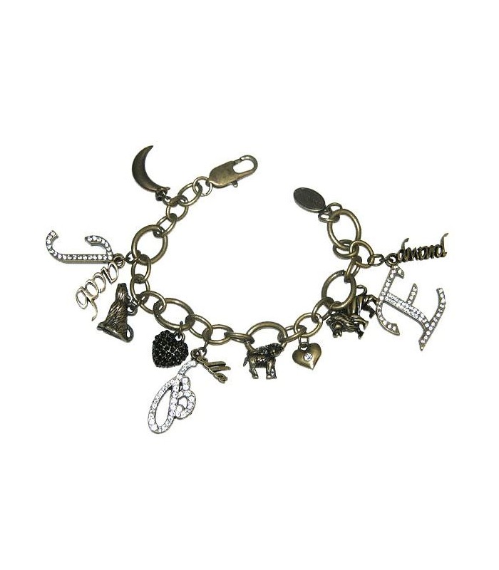 Pulsera Brazalete Amuletos "JBE" Luna Nueva New Moon Crepúsculo