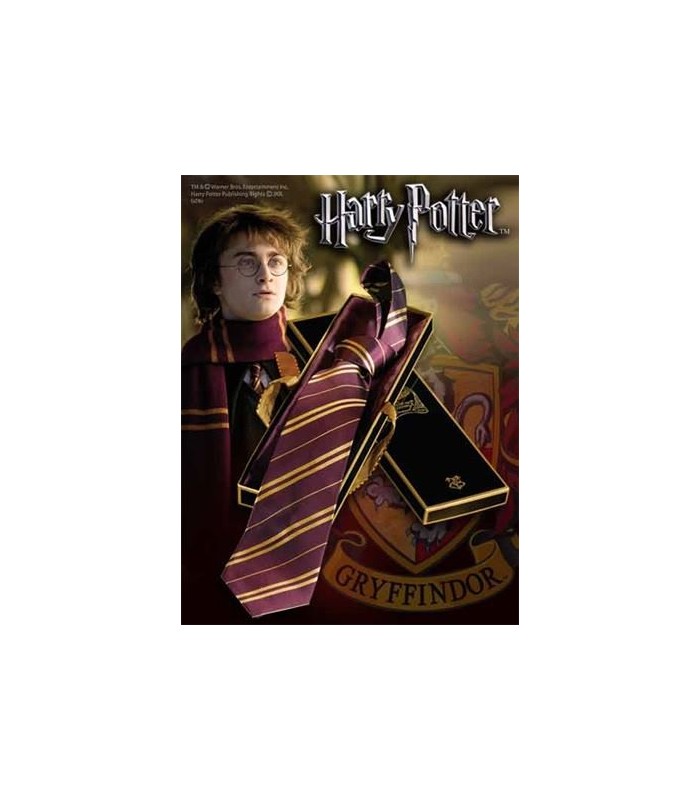 Corbata Gryffindor 100% Seda (Noble Collection)