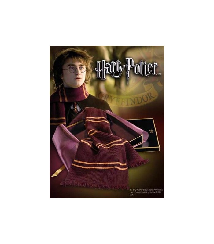 Bufanda Gryffindor de Harry Potter en Lana (Noble Collection)