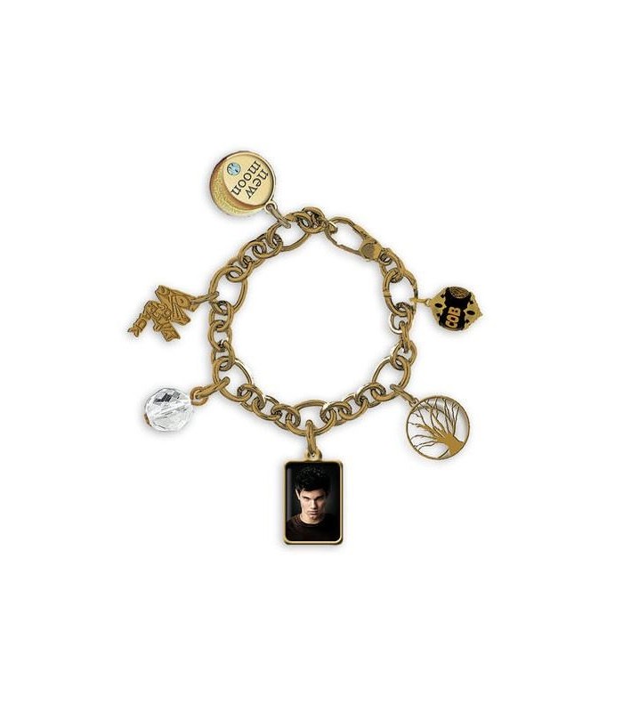 Pulsera Amuletos Jacob Relicario Luna Nueva Crepusculo New Moon