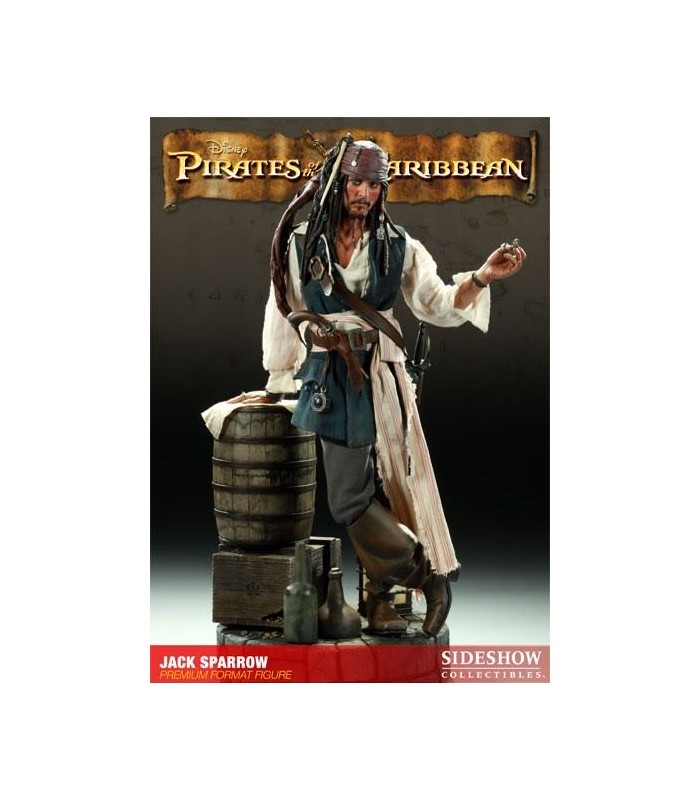 Figura Jack Sparrow Premium Format Piratas del Caribe Sideshow