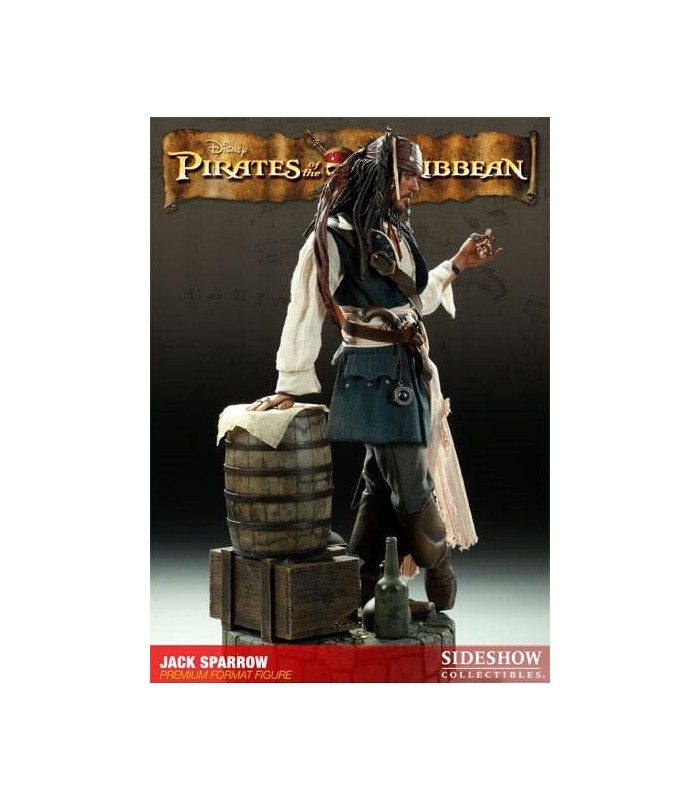 Figura Jack Sparrow Premium Format Piratas del Caribe Sideshow