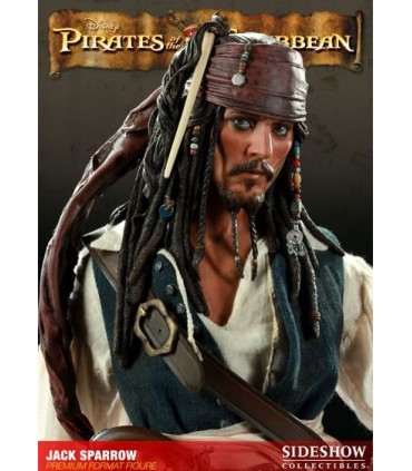 Figura Jack Sparrow Premium Format Piratas del Caribe Sideshow