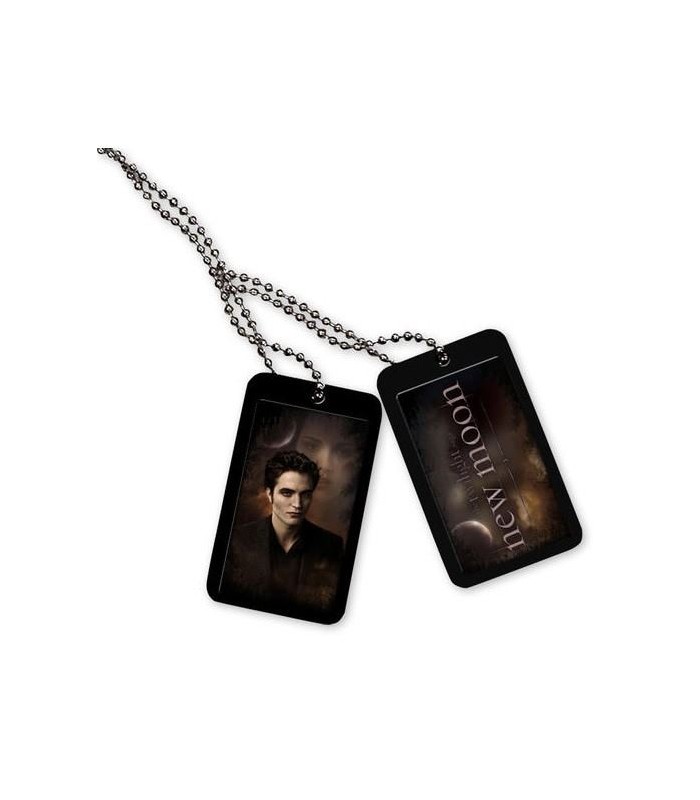 Colgante Chapas Edward y Bella Luna Nueva Crepusculo New Moon