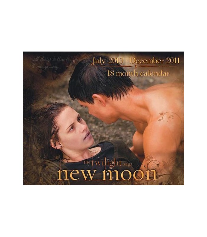 Calendario 2010 Inglés Jacob y Bella Luna Nueva Crepusculo