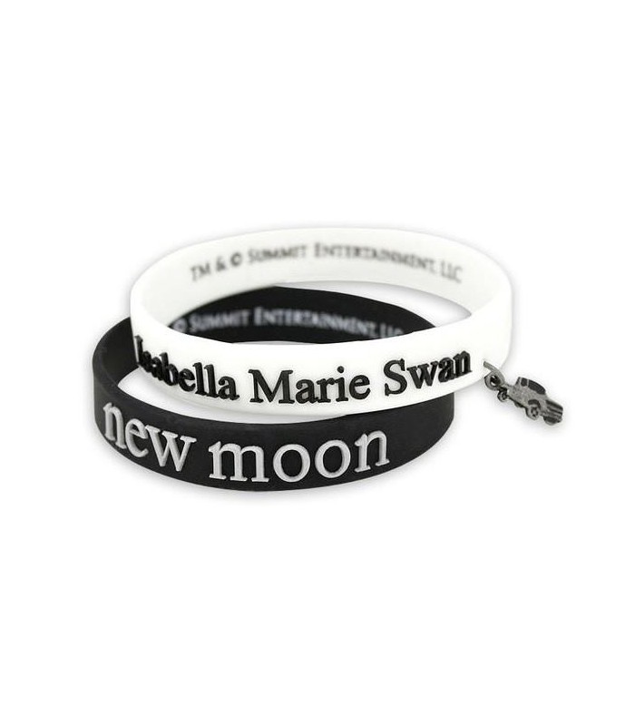 Pulseras Brazalete Silicona Isabella Swan Luna Nueva Crepúsculo