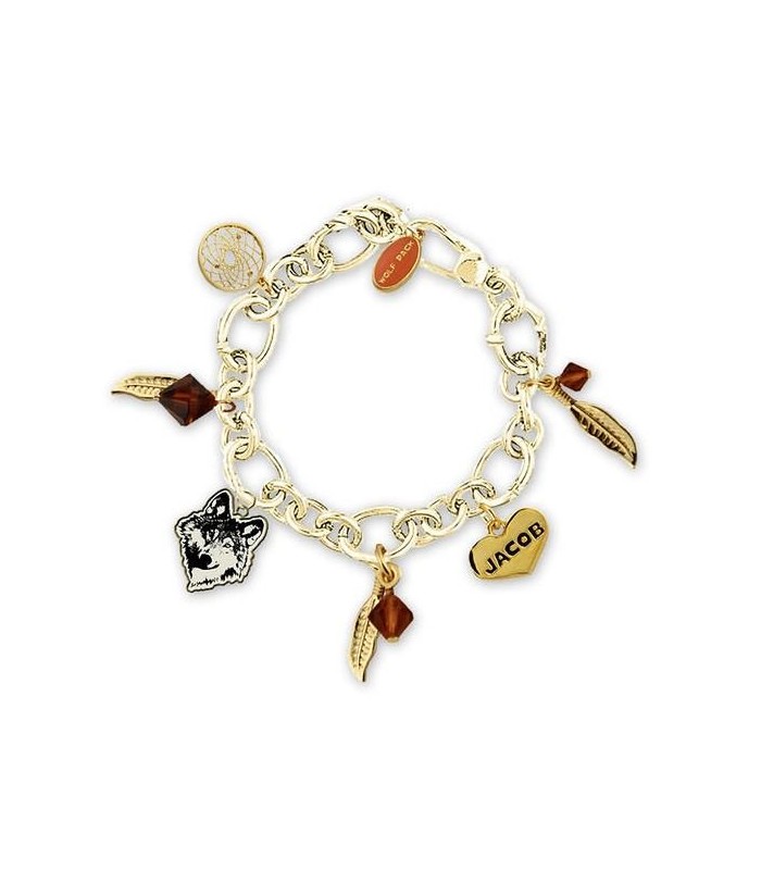 Pulsera Amuletos Plumas Luna Nueva Crepúsculo New Moon Twilight