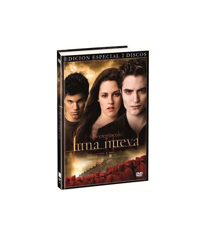 DVD Edición Especial Libro Luna Nueva Crepúsculo New Moon